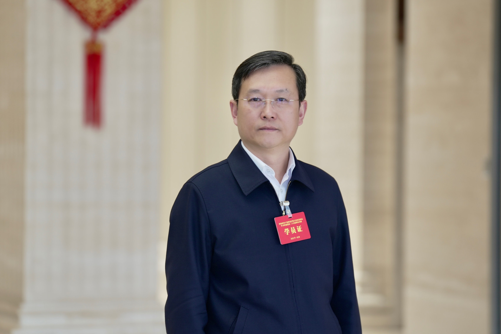 眉山市委书记胡元坤(李强 摄)