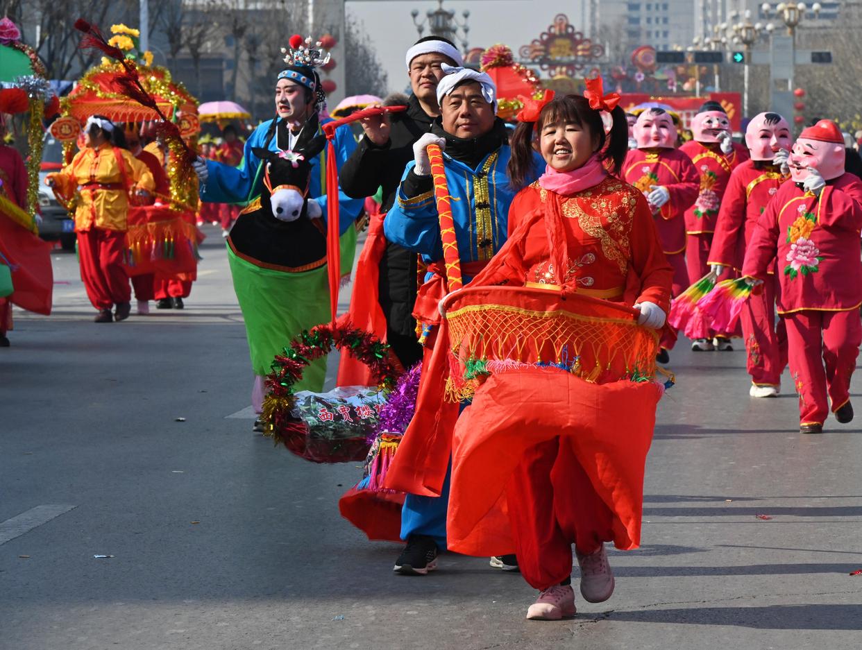 山西春节民俗活动图片