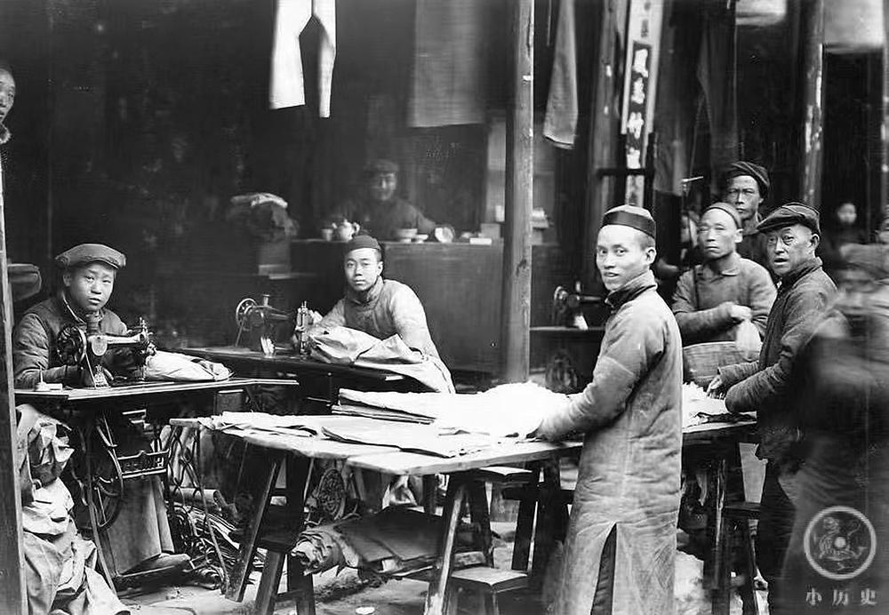 晚清成都裁缝店(资料图片)