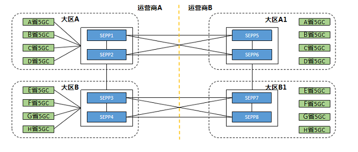 图6 SEPP组网架构