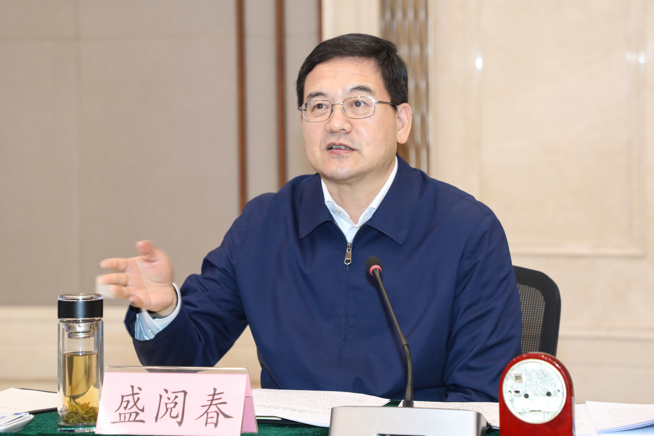 湖北省副省长盛阅春.郭凯 摄