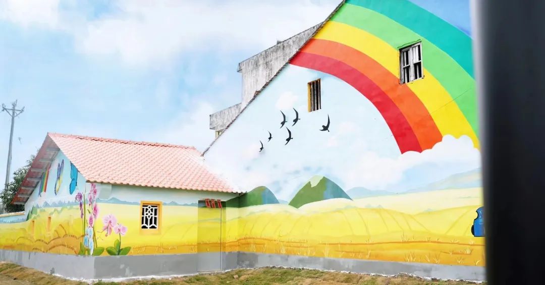 &nbsp;四会新塘村推进美丽乡村建设,打造"彩虹村".四会发布