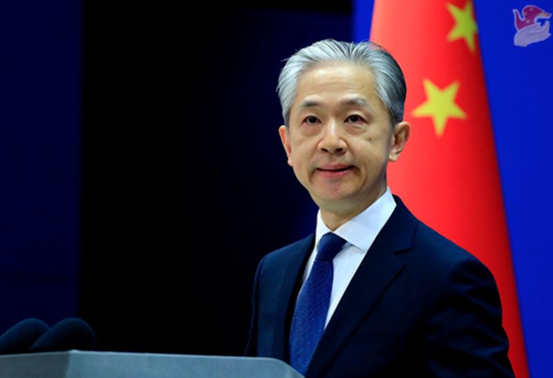 汪文斌资料图.图源:外交部