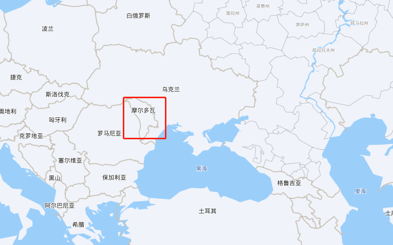 摩尔多瓦为欧洲东南部的内陆国,东,南,北与乌克兰为邻,西连罗马尼亚