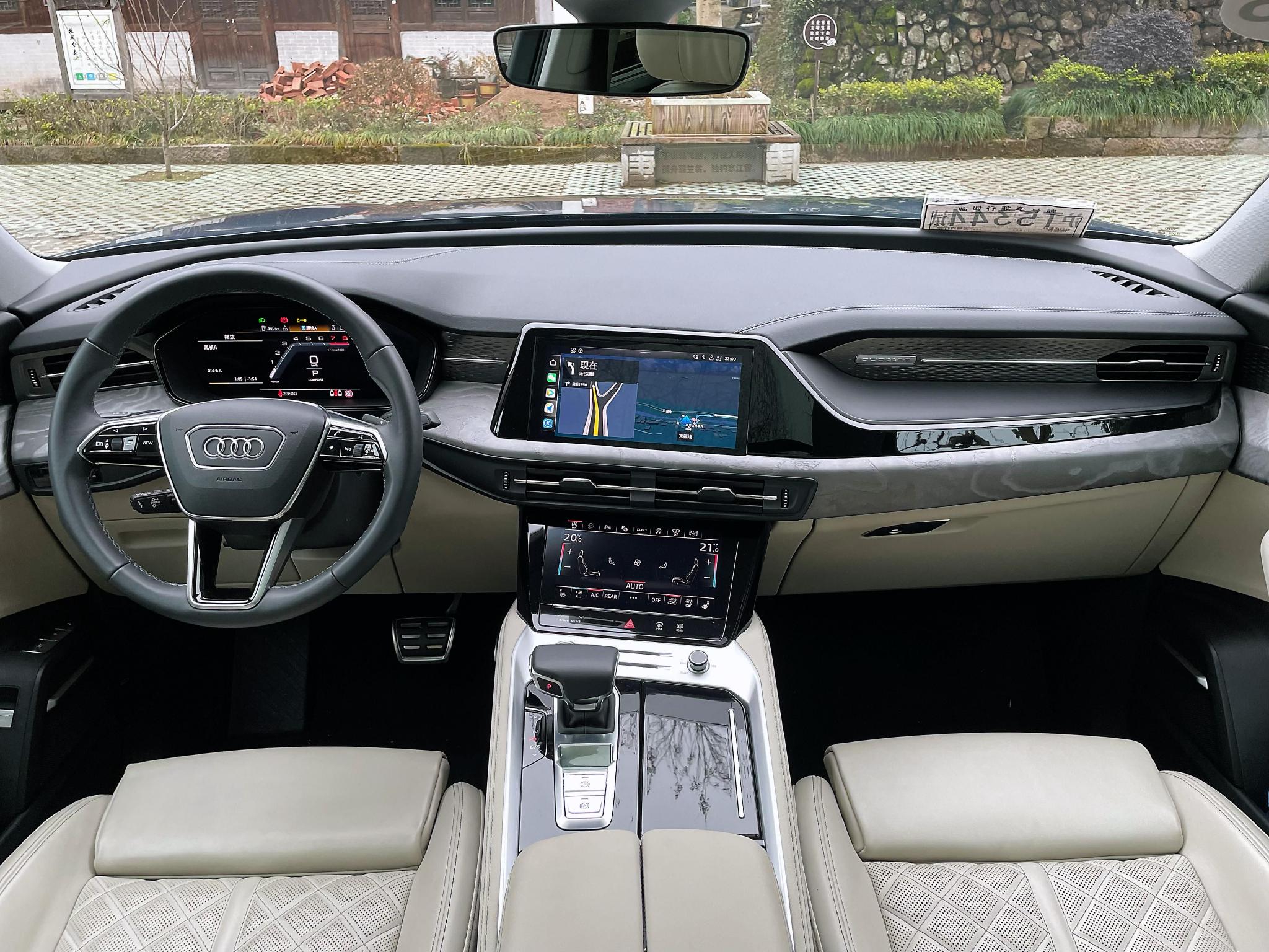 上汽奥迪q6内饰&nbsp;摄/新京报贝壳财经记者 白昊天&nbsp