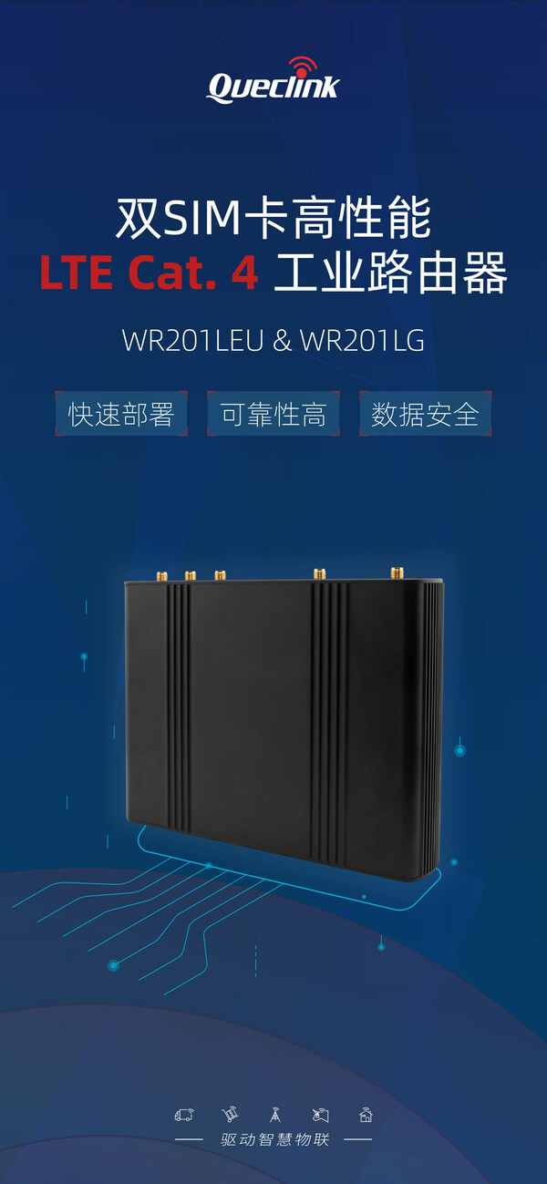 　　移为通信工业路由器WR201LG、WR201LEU