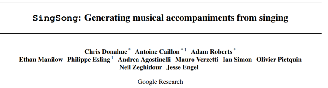 人声：配乐行业危，谷歌出手解决音乐伴奏问题，人均音乐人不远了