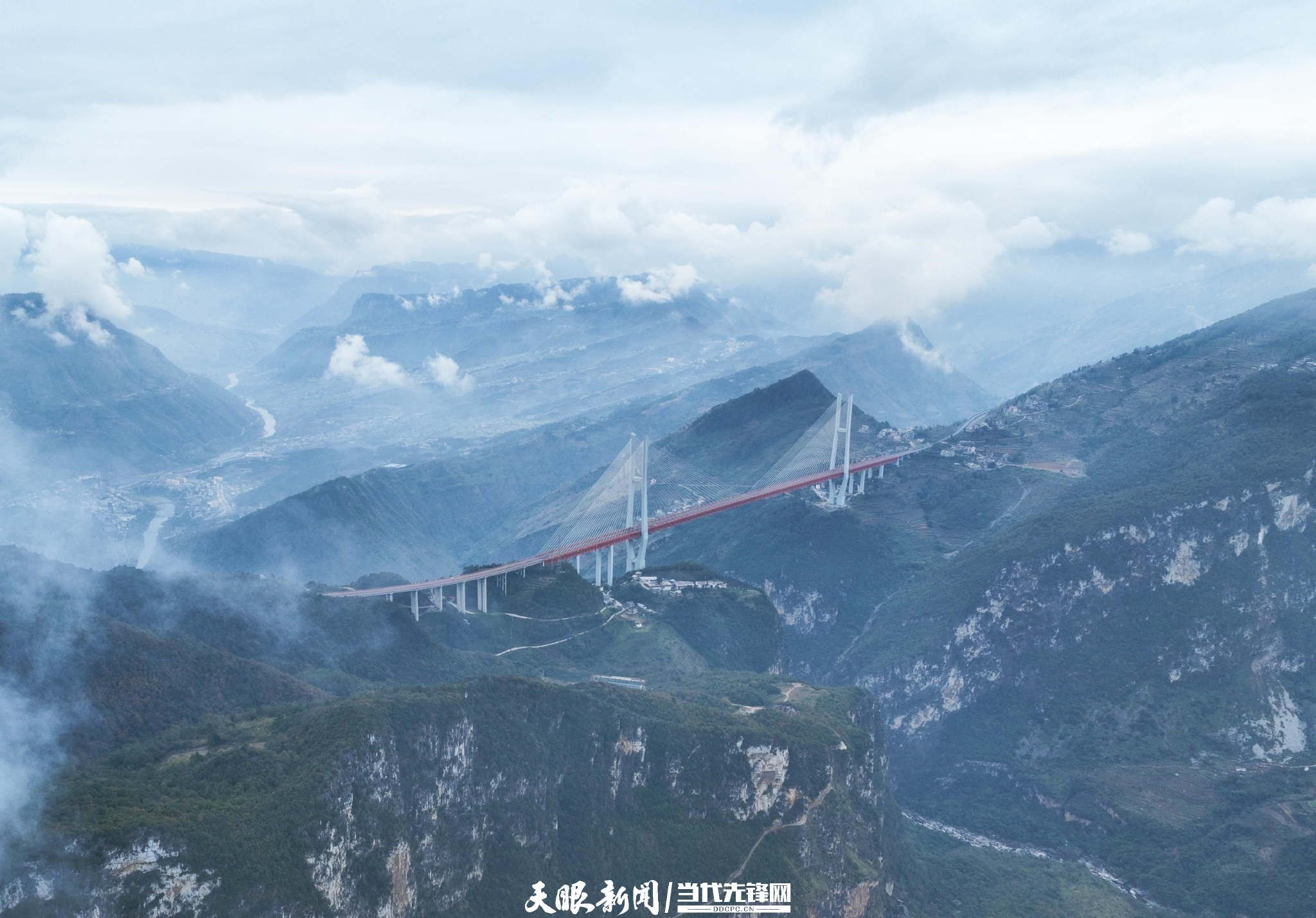 杭瑞高速北盘江大桥.供图/李海钦 卢思露 郭加尧 何晓璇