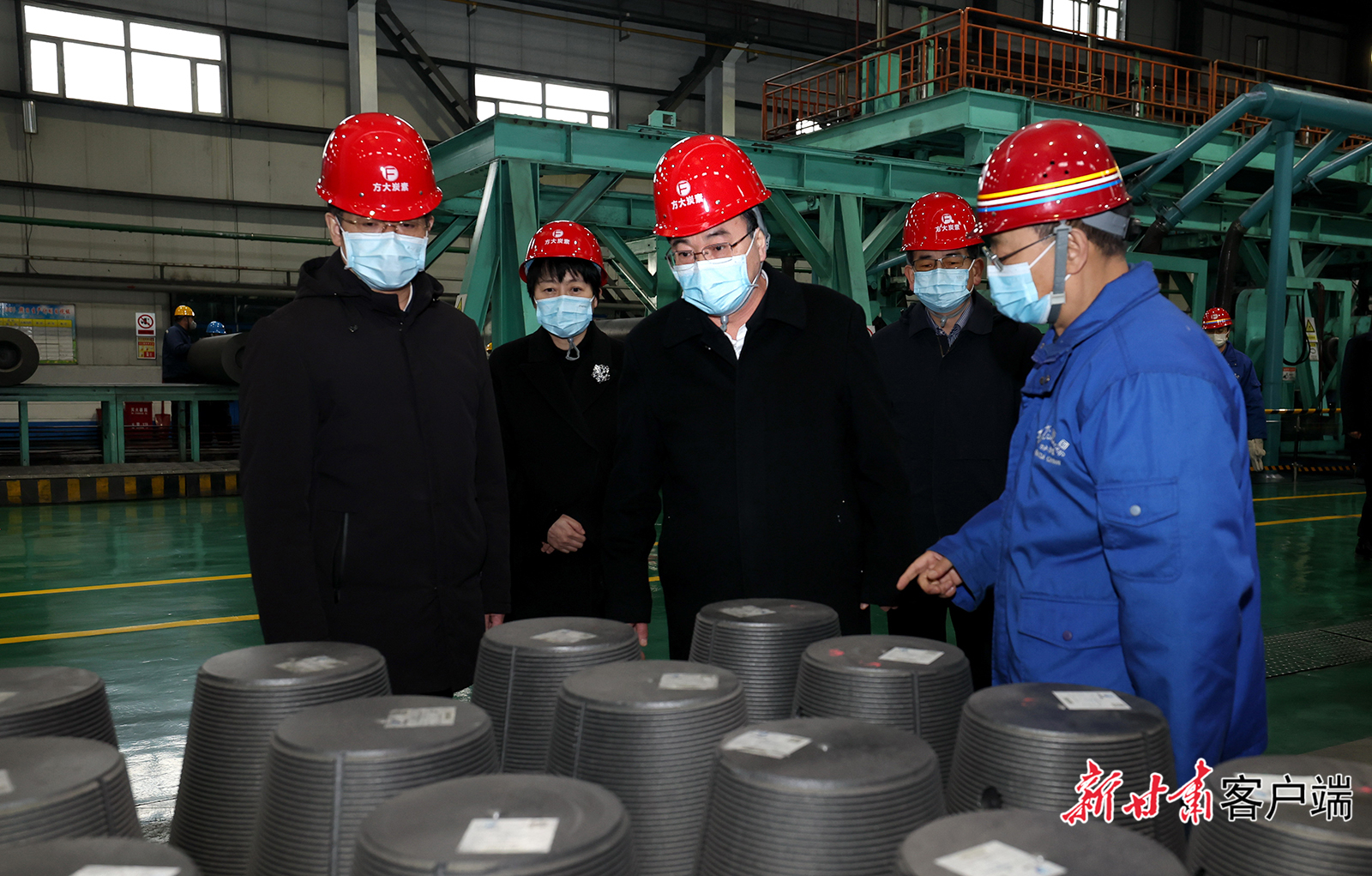 2月20日至21日,省委书记,省人大常委会主任胡昌升在兰州市西固区,红古