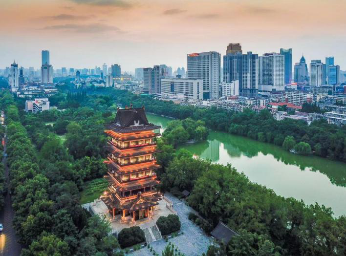 ▌合肥市包河区包公园清风阁(图片来源:安徽省文化和旅游厅)