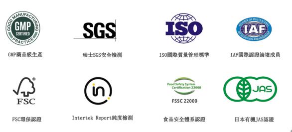 　　BR产品获得的国际权威认证