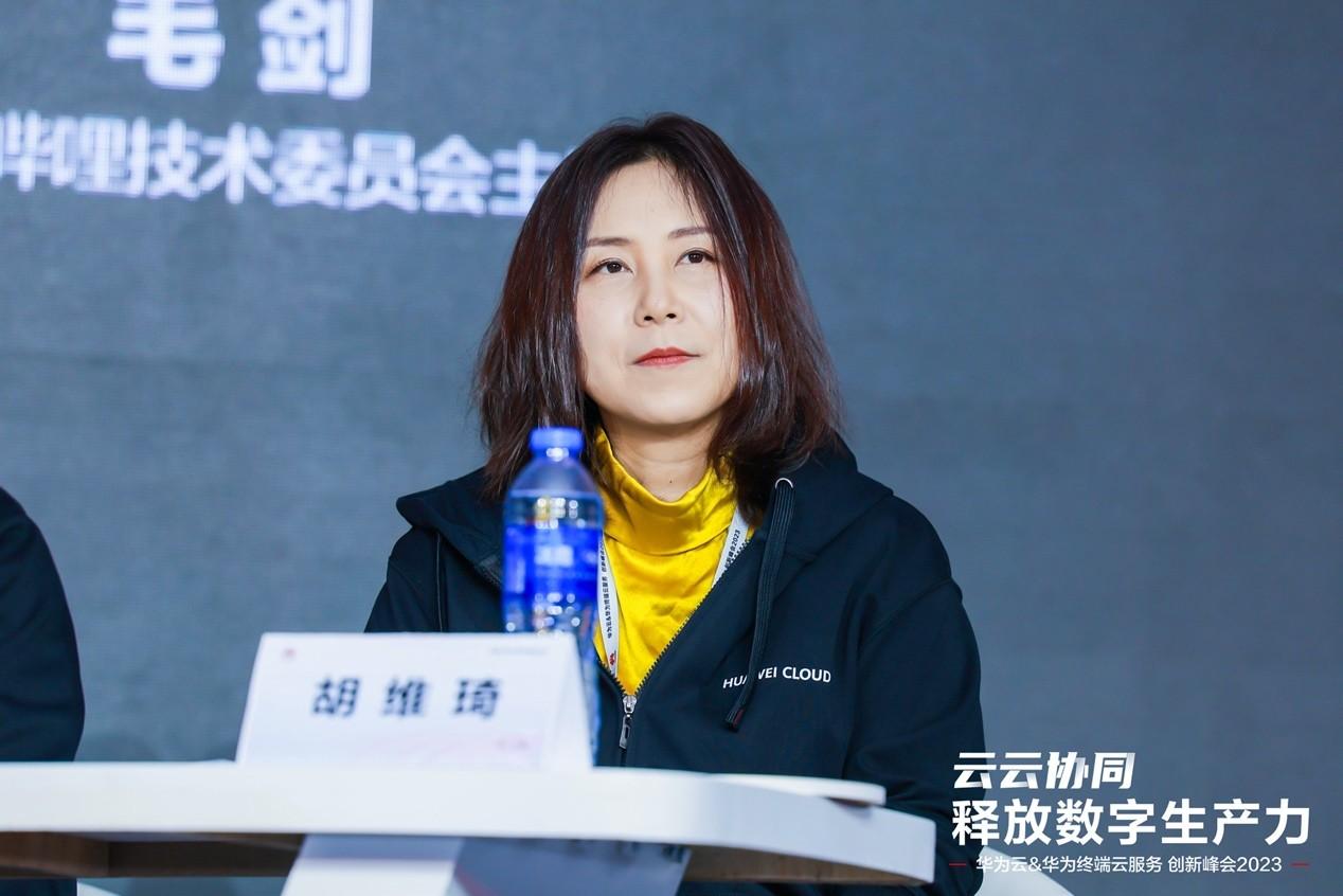 　　华为云中国区副总裁胡维琦