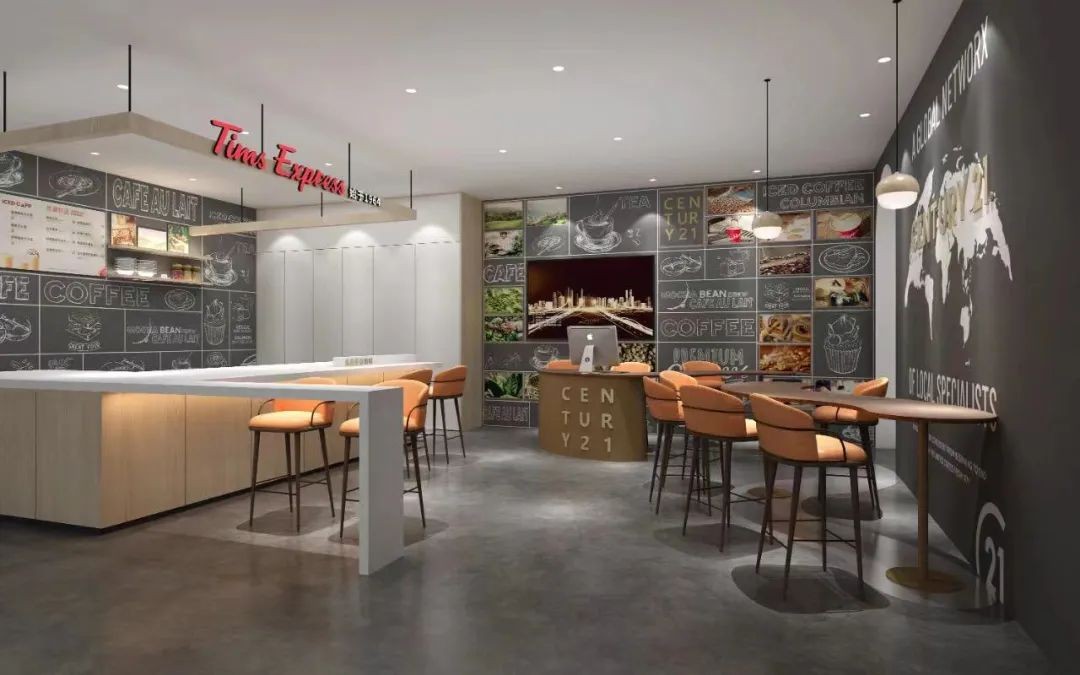 　　成都绿地锦天府门店咖啡部分图