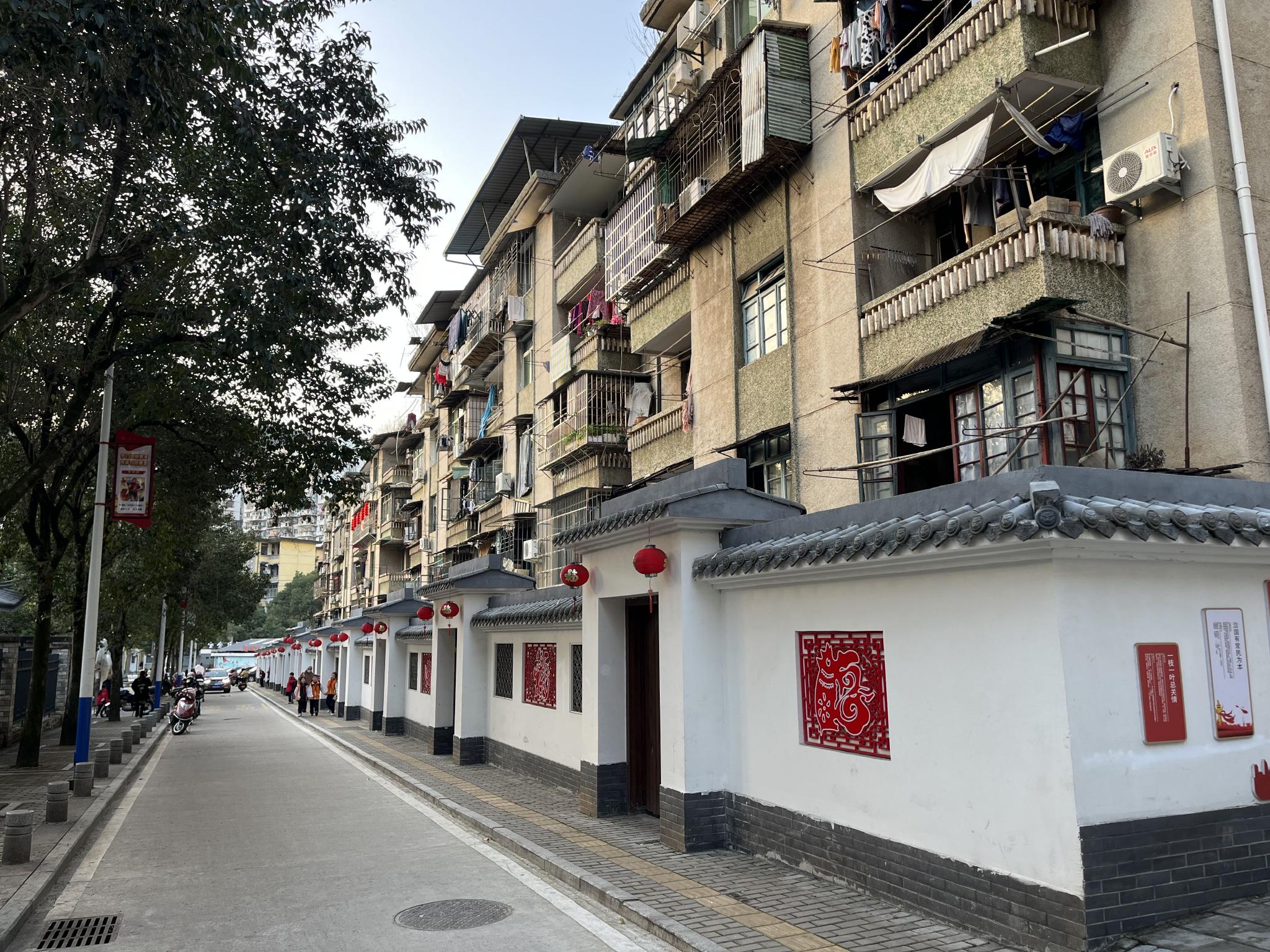 延平区百福小区改造后(张莎摄)