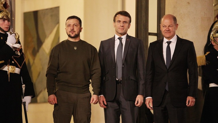 外媒曝：法德领导人告诉乌克兰总统需要考虑和谈，泽连斯基拒绝了
