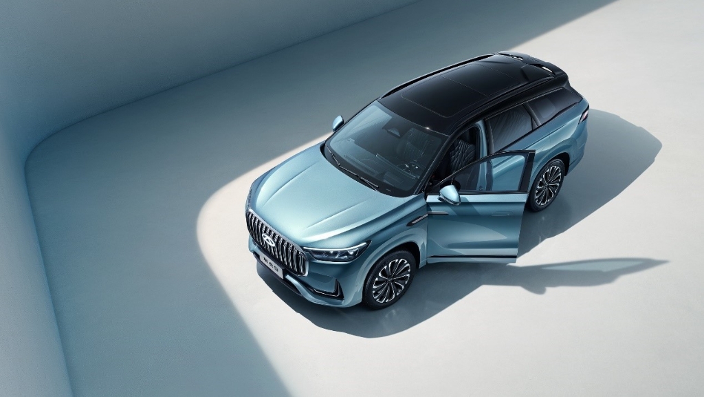 瑞虎9俯视图.奇瑞汽车供图 华龙网发