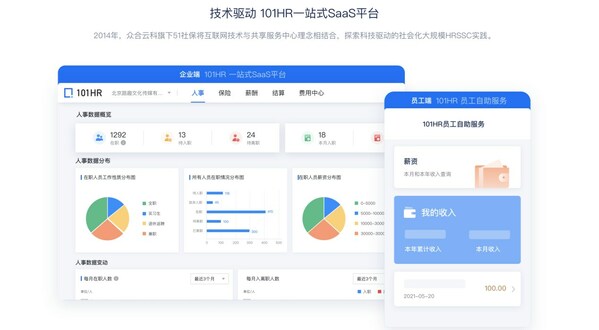 　　101HR SaaS平台一览