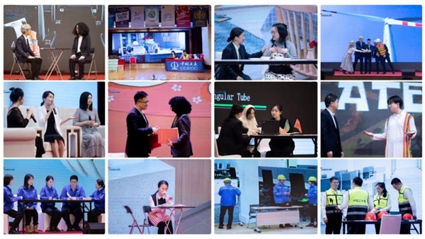 　　团体赛代表队演出