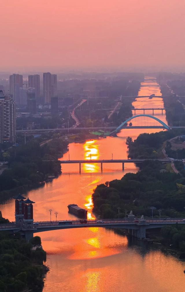 日落泉河.你知道阜阳有多少条河吗?