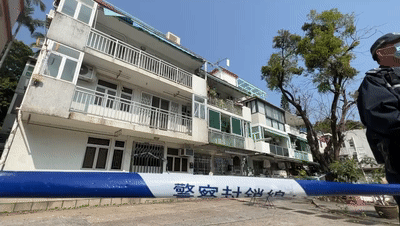 大埔龙尾村凶案现场有警员把守