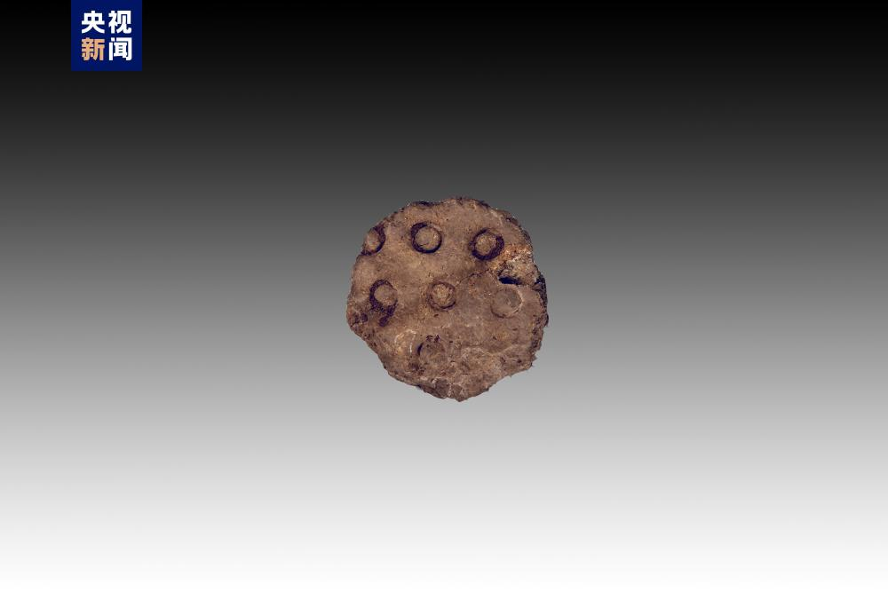 戳印圆圈纹陶片(一期)