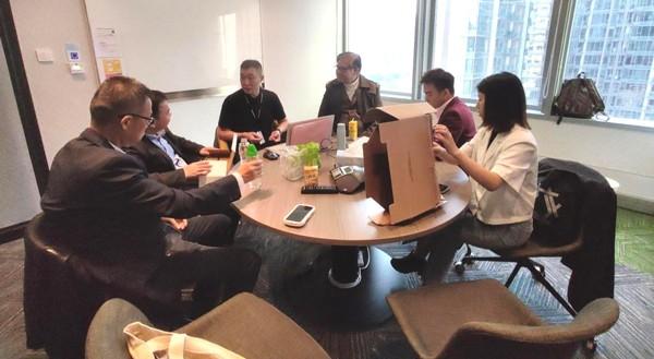 　　与盒音媒体有限公司(香港)交流合作