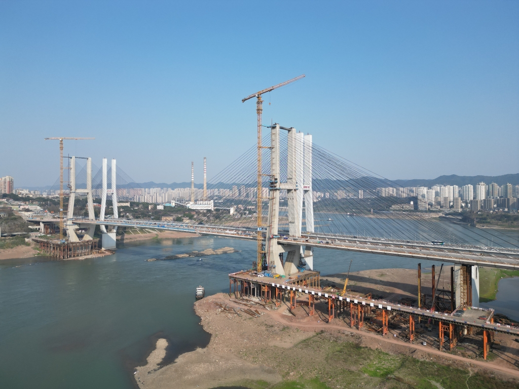 李家沱长江复线桥.中铁建大桥局供图