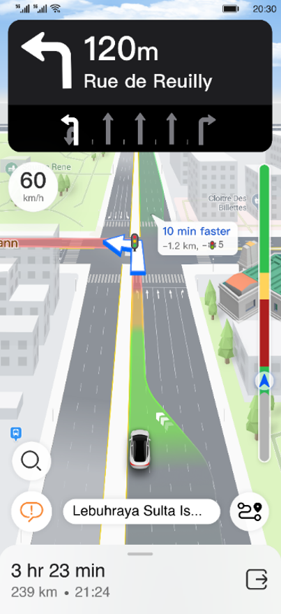 地图：Petal Maps带来全新全屏车道级引导 支持近百个3D地标建筑物