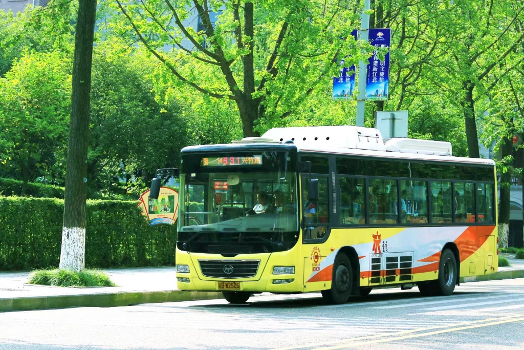 山城好春光乘着这班最美公交赏花去