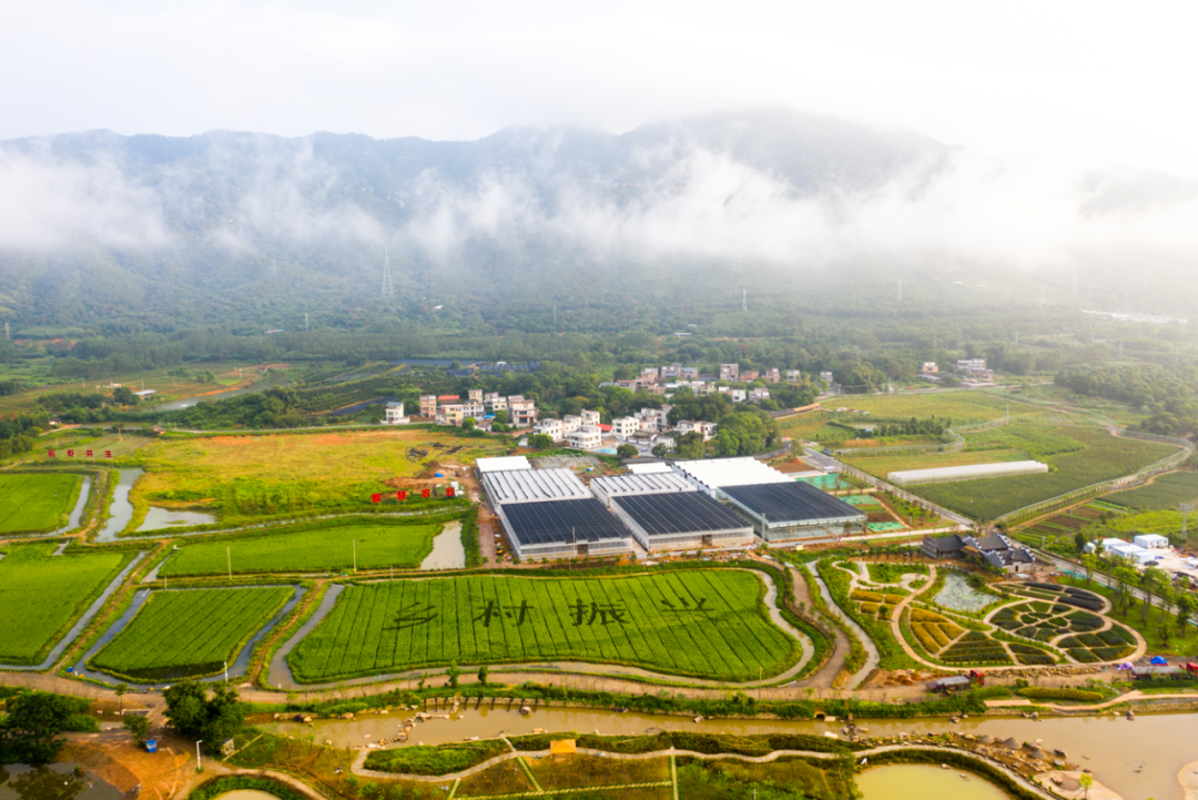 清城区源潭镇新马村振兴乡村样板区,村民在家门口就可以就业.