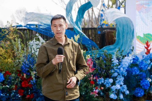 　　图：日喀则市人民政府副市长母兴斌讲话