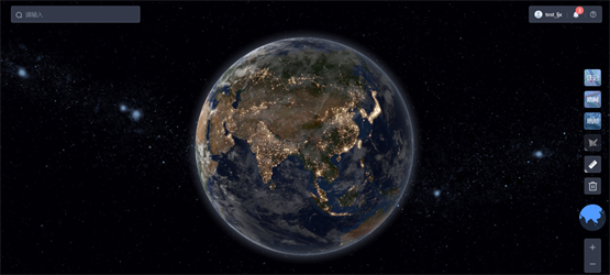 　　四维地球2.0应用界面