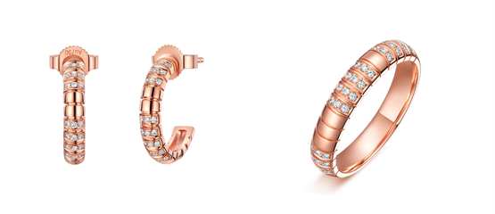 　　「海韵椰风」轻奢款耳饰、戒指