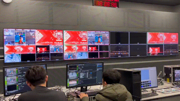 　　2022赛季NBL 转播工作照