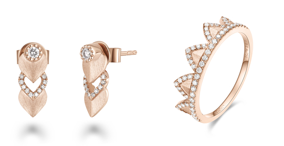 ??「穿山金甲」轻奢款耳饰、戒指