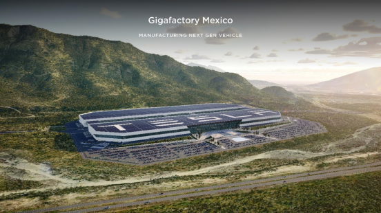 ↑特斯拉墨西哥超级工厂