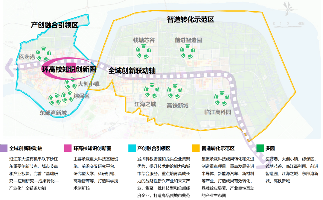 钱塘科学城规划图