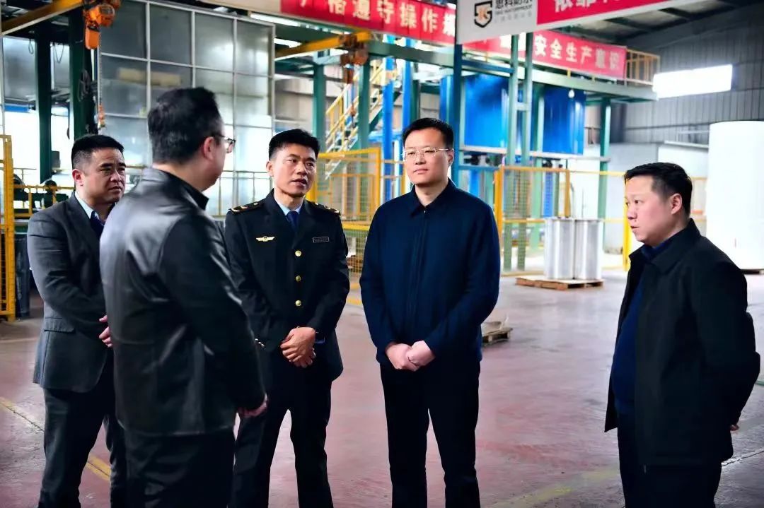 2月25日,九江市柴桑区委书记盛炜,区长潘光率队采取"四不两直"的方式