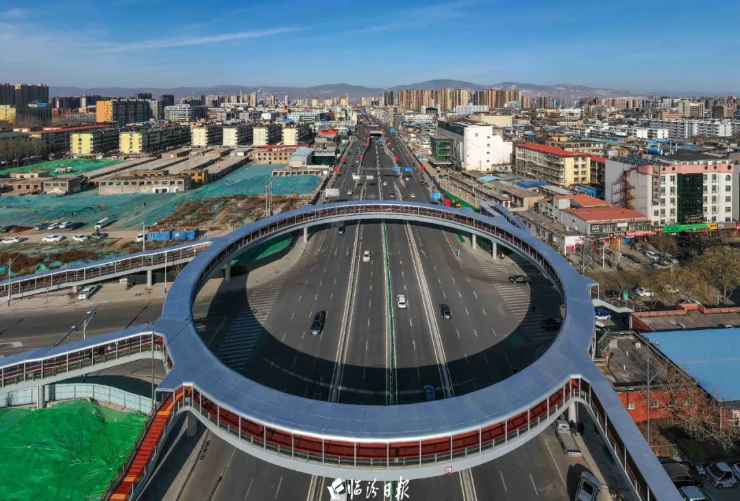 市区五一路环形天桥,开放通行!|临汾市_新浪财经_新浪网