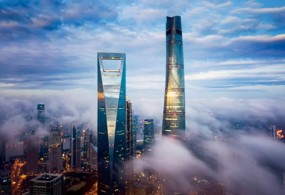 上海高层建筑群。图/IC