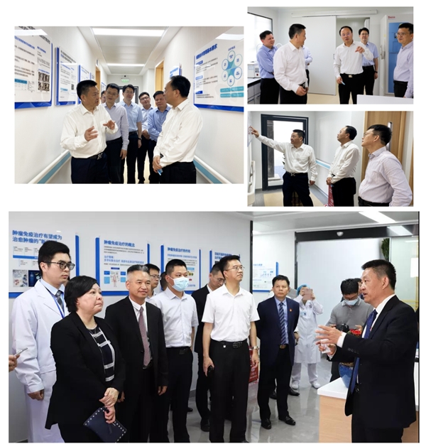 　　△各位来宾参观横琴国际细胞治疗中心