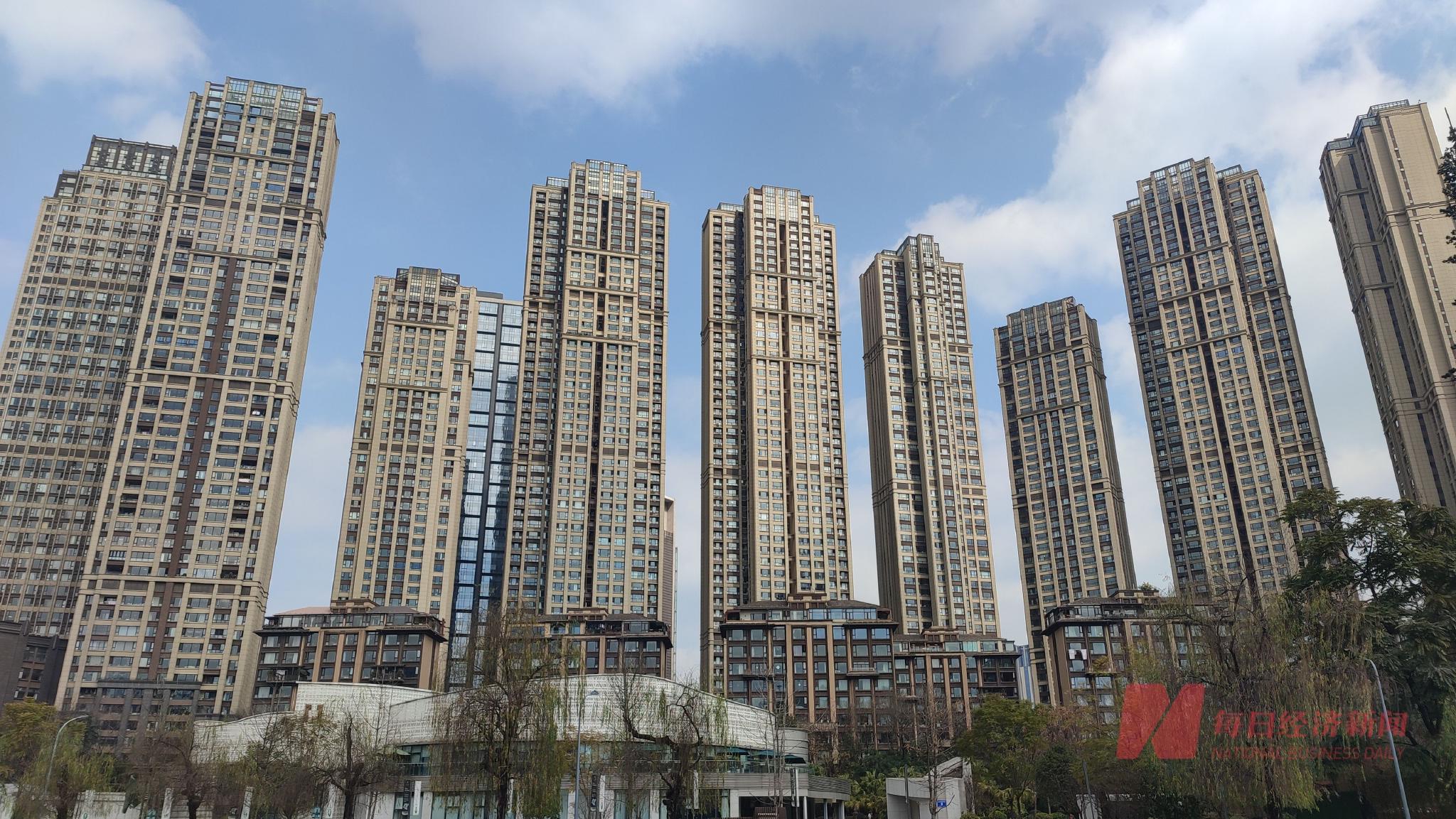 成都主城区某住宅小区 图片来源:每日记者 魏文艺 摄