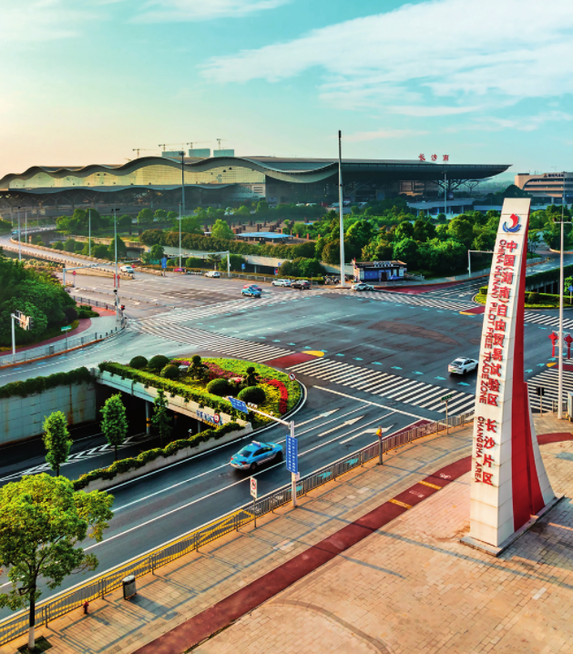 湖南自贸区长沙片区(2022年5月17日摄) 受访者供图