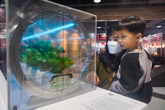 　　绿芝园“多层式垂直种植结构”