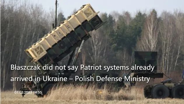 第一批“爱国者”防空系统已经抵达乌克兰？波兰国防部辟谣