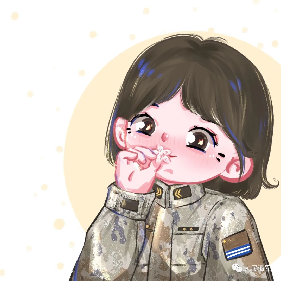 女军官,女兵,女文职,一组超可爱的动漫头像送给最美的你们_新浪财经