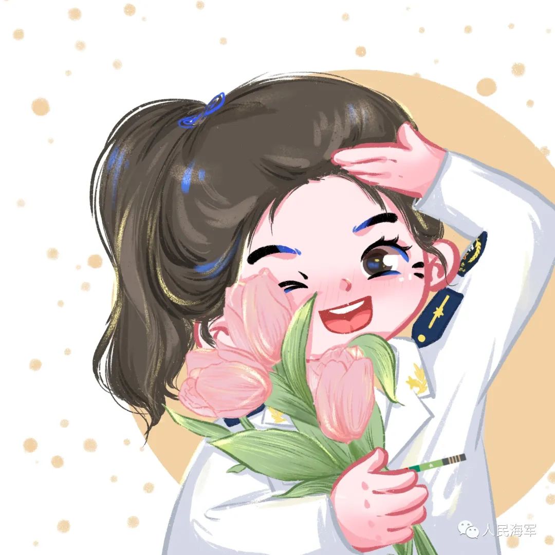 女军官,女兵,女文职,一组超可爱的动漫头像送给最美的你们_新浪财经