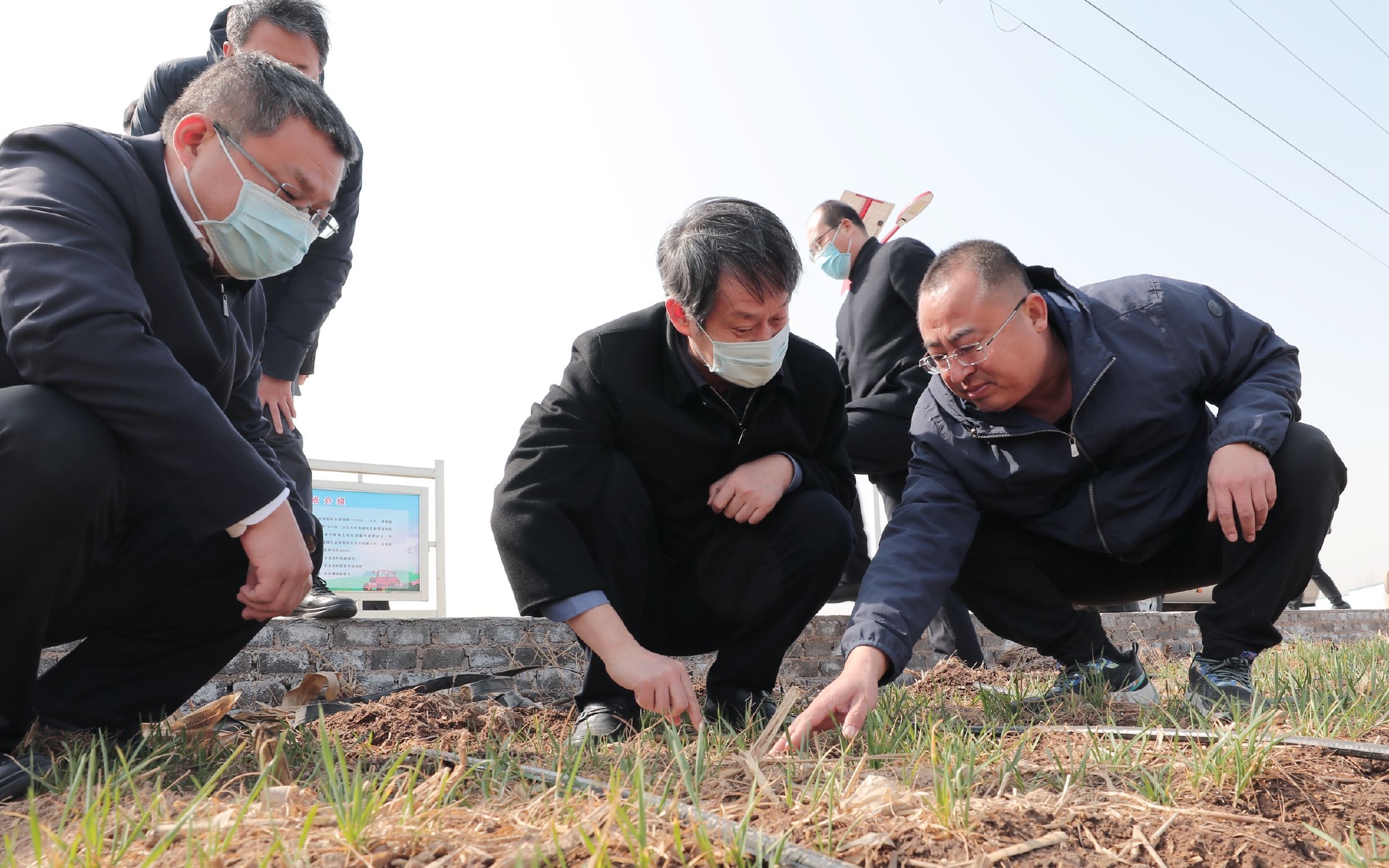 3月8日,市委书记吴晓华在武强县调研.陈月振 摄