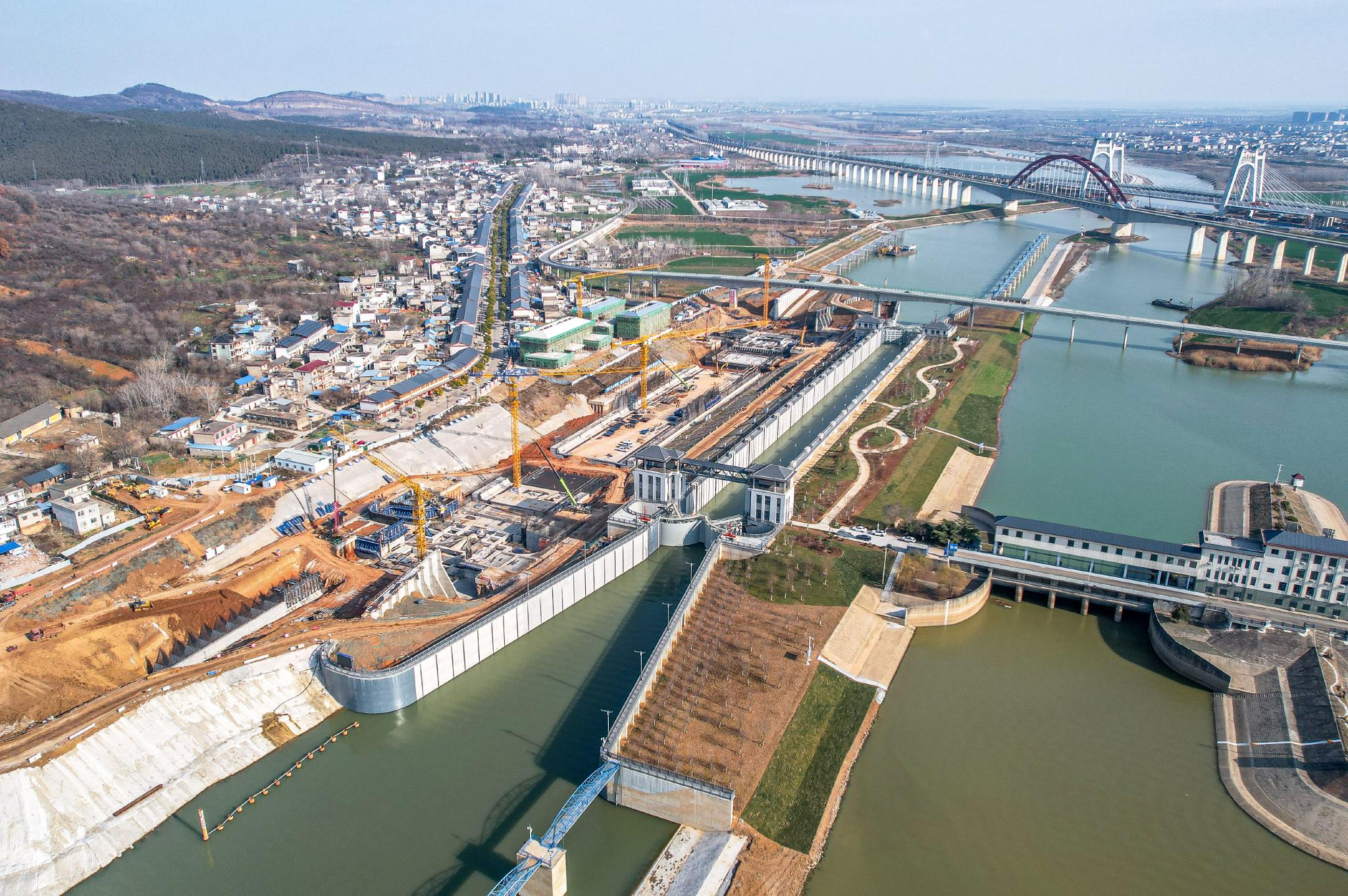 引江济淮东淝河复线船闸通过交工验收|安徽省_新浪财经_新浪网
