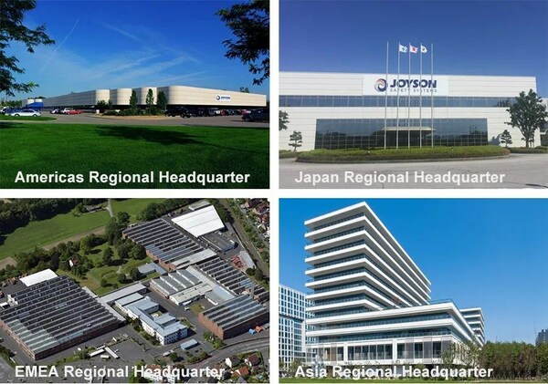 　　均胜安全四大区域总部